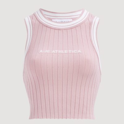 Aje Contrast Rib Knit Tank 135 - Image 2
