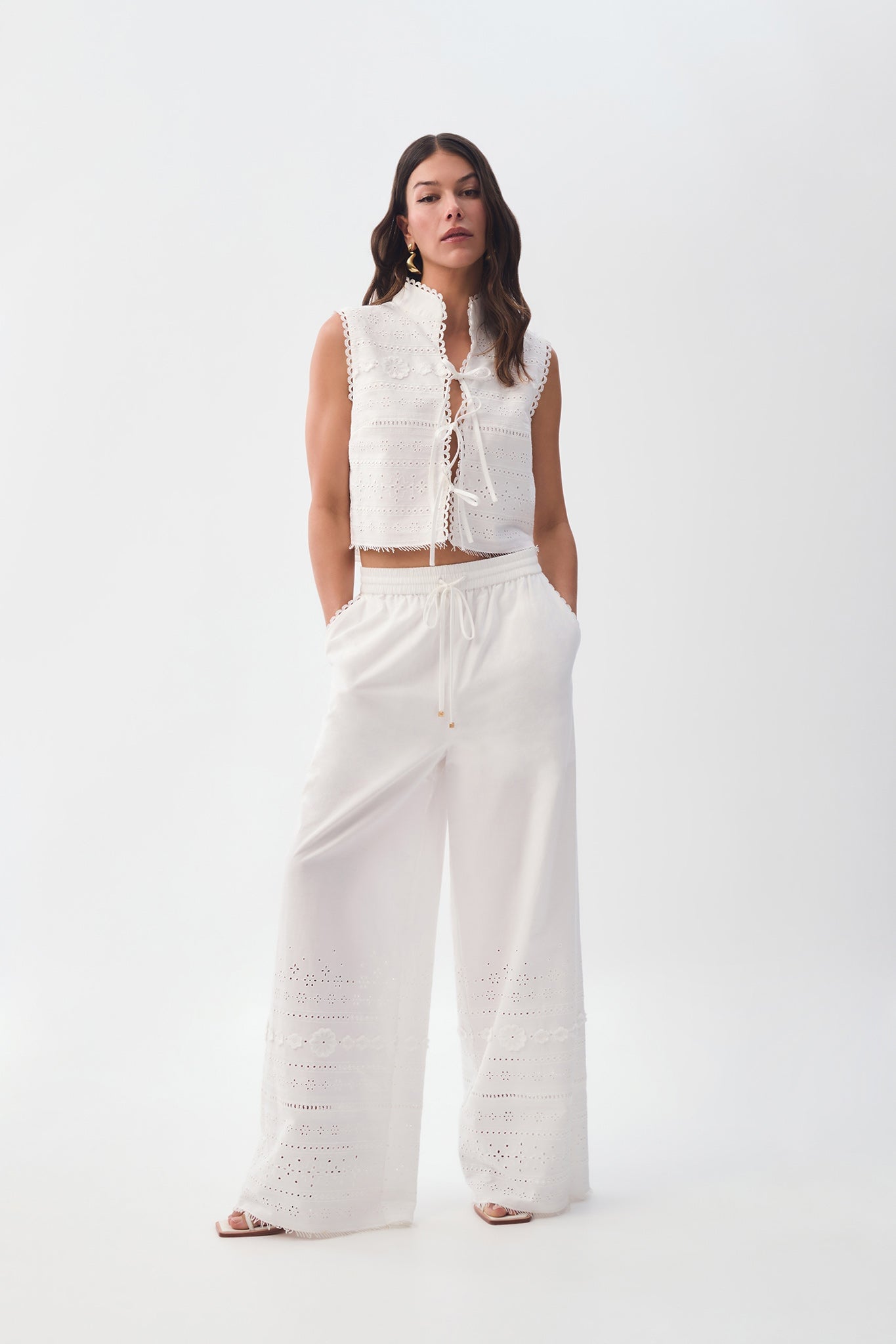 Aje Cloud Embroidered Pant - Image 1
