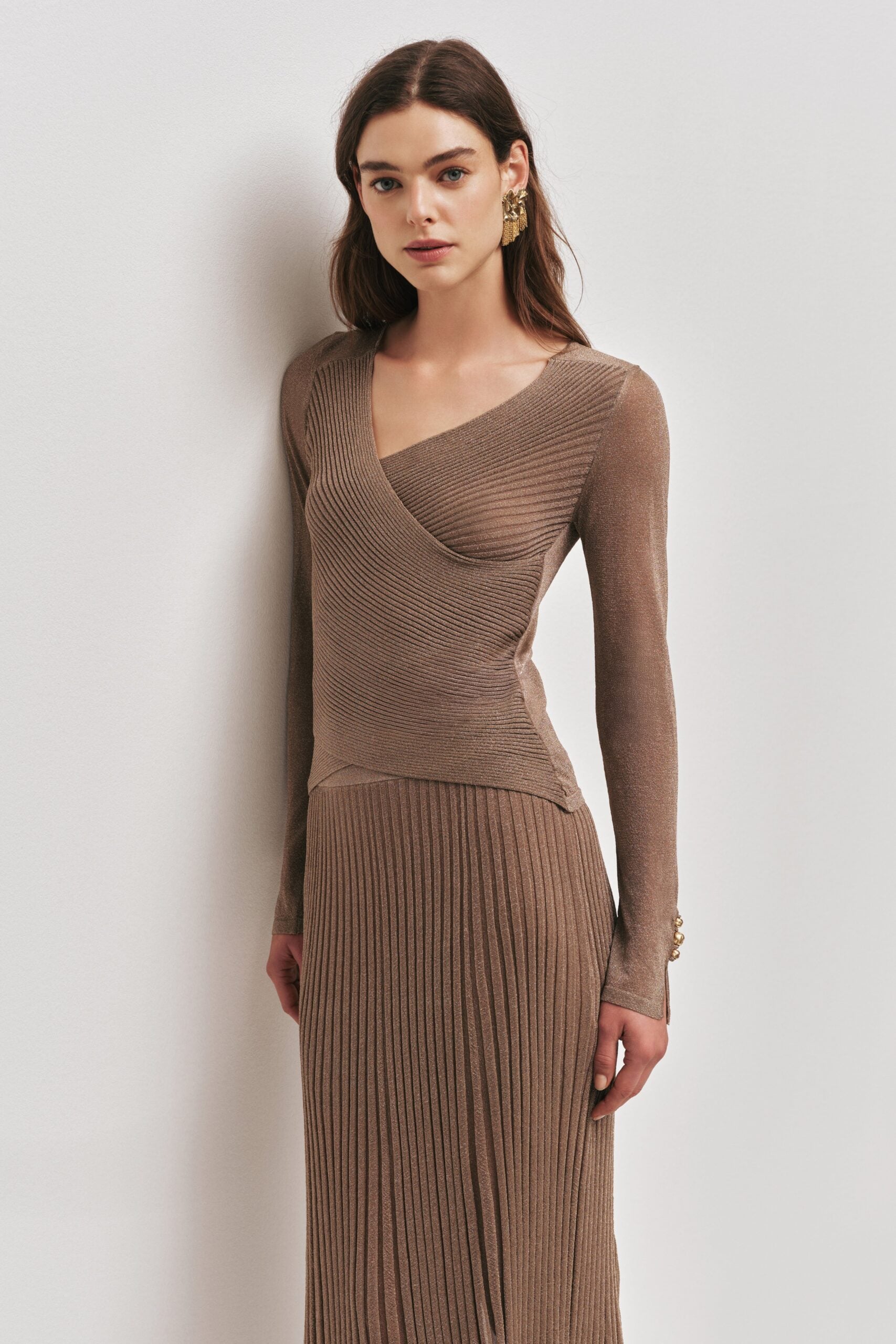MNAJE270926190251052_3 Aje Classique Knit Midi Skirt - Image 3