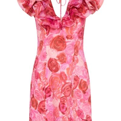 Aje Charmed Plunge Mini Dress - Image 2