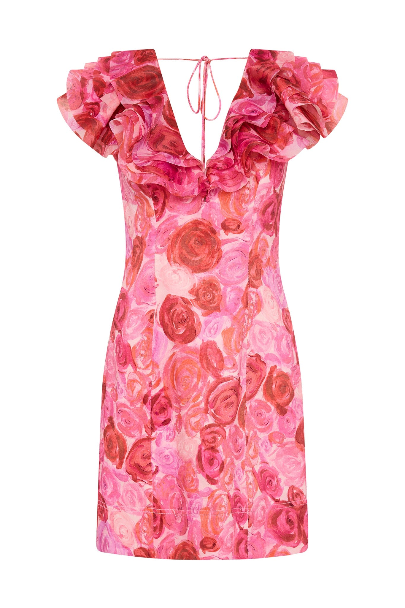 Aje Charmed Plunge Mini Dress - Image 2