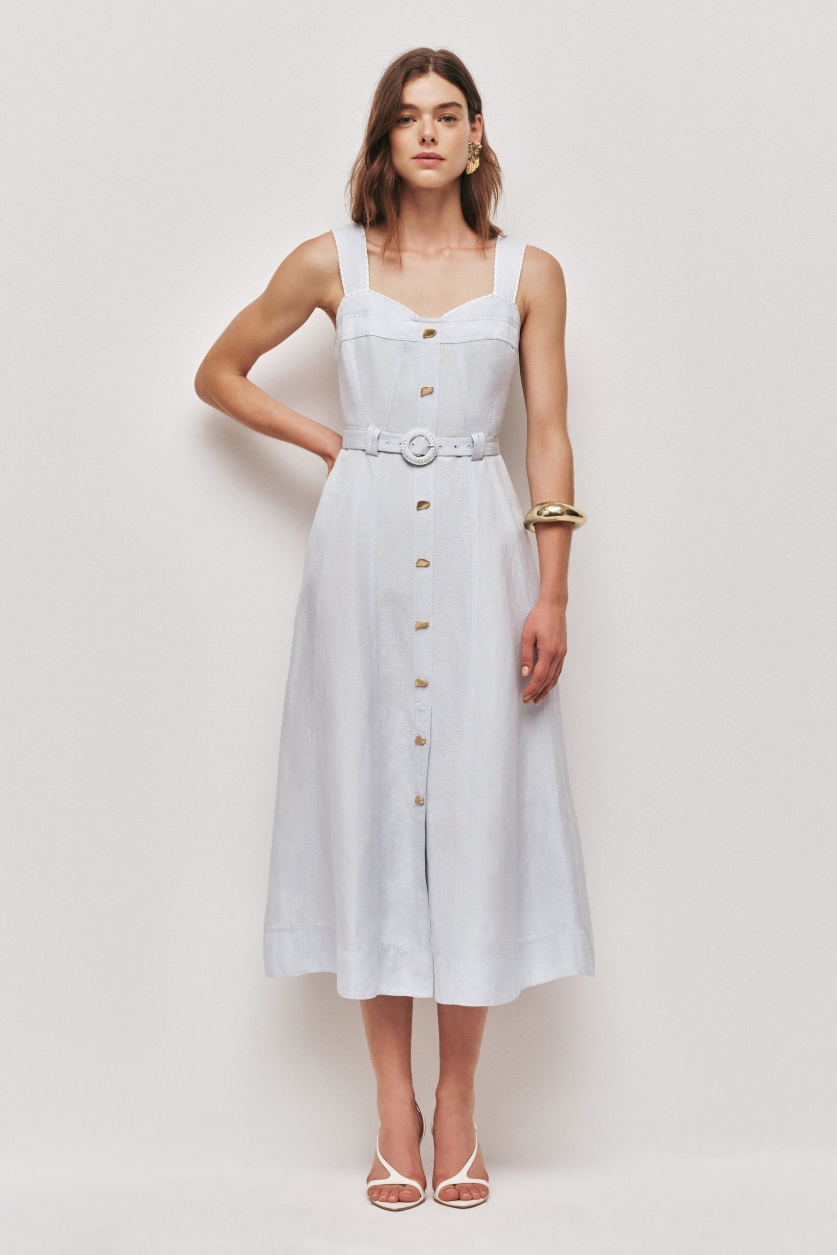 Aje Celeste Utility Midi Dress - Image 1