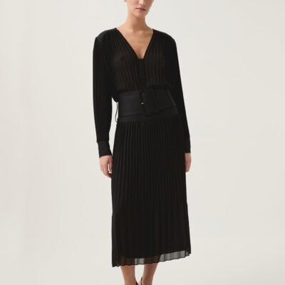 Aje Cathedra Belted Midi Skirt - Image 1