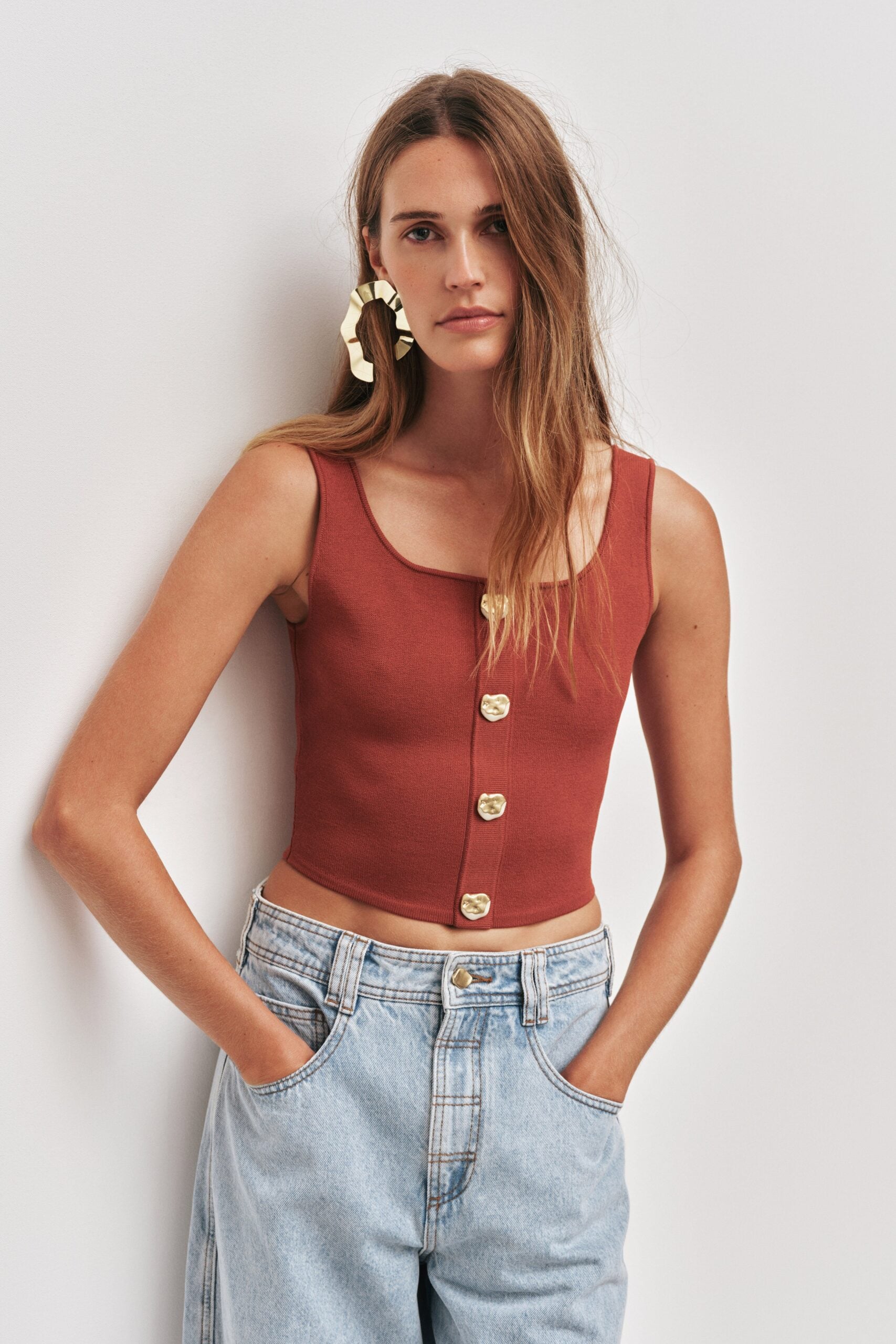 Aje Carina Knit Tank - Image 3