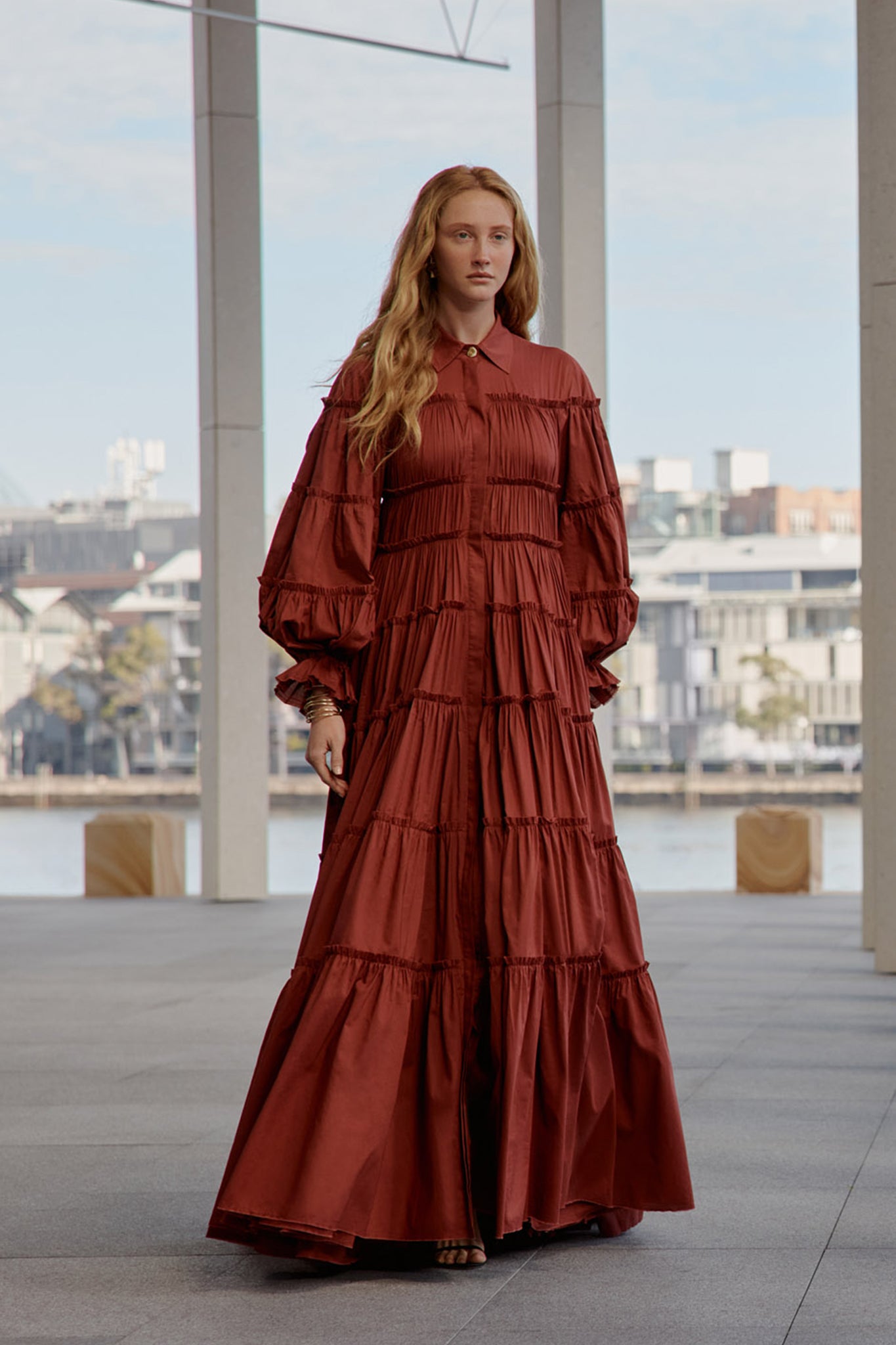 MNAJE270926190251076_3 Aje Cait Maxi Dress - Image 3