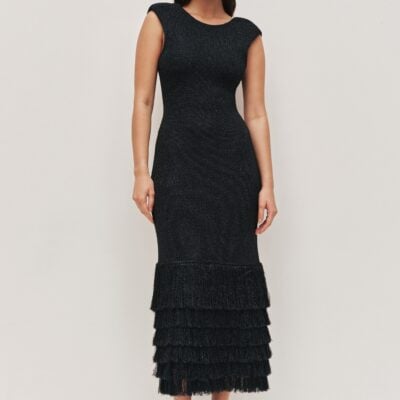 Aje Breeze Knit Midi Dress - Image 1
