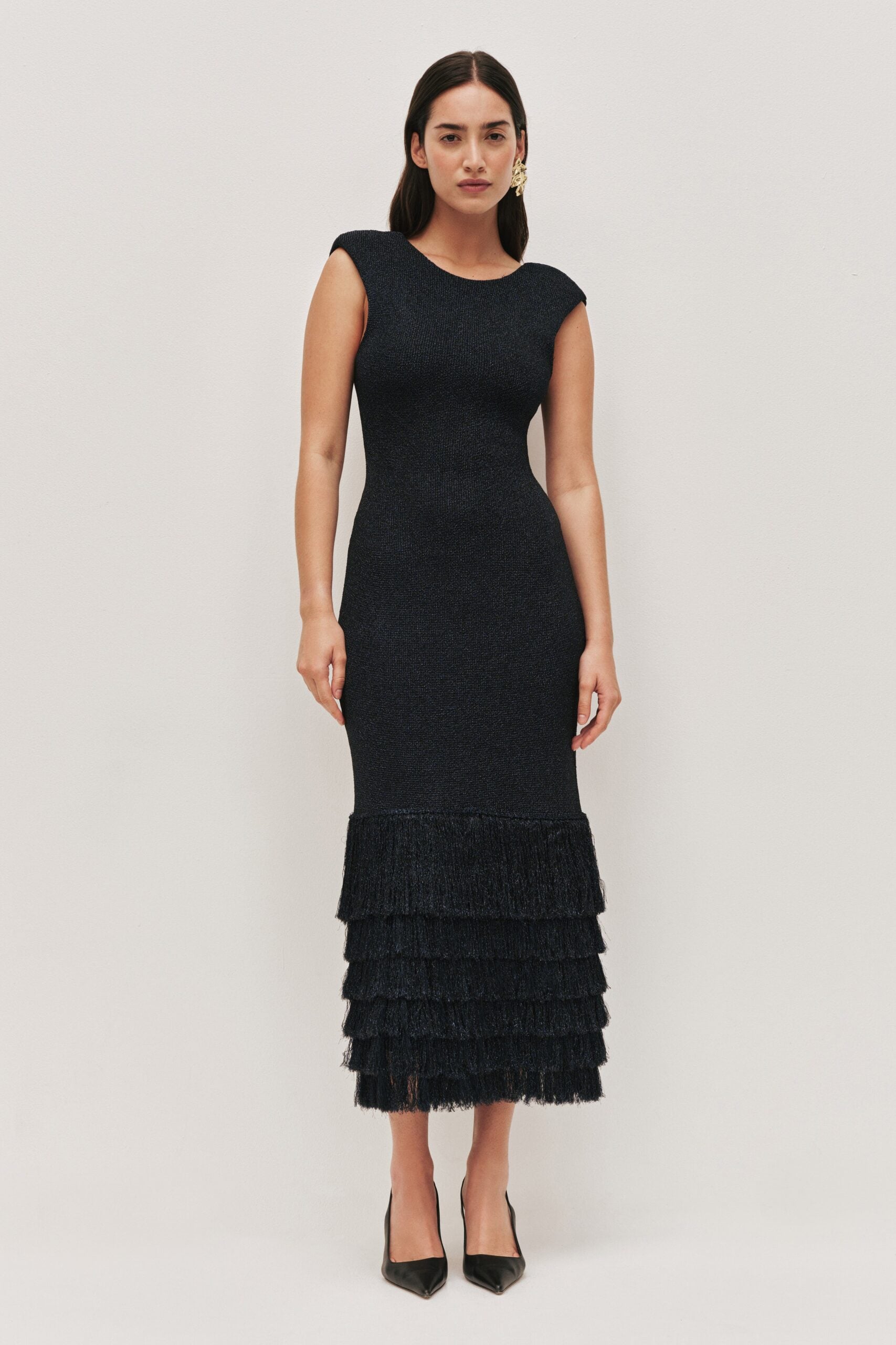 Aje Breeze Knit Midi Dress - Image 1