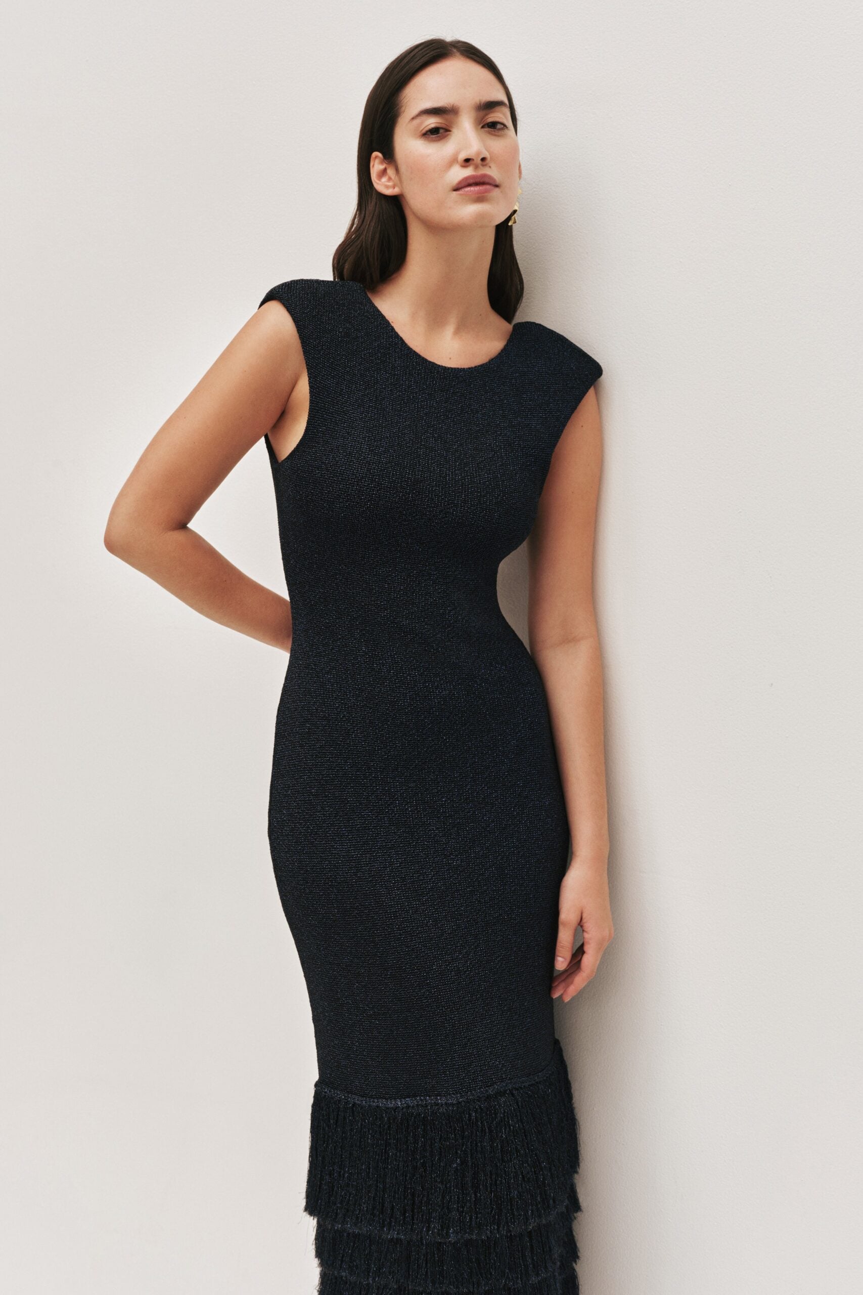 MNAJE270926190251086_3 Aje Breeze Knit Midi Dress - Image 3