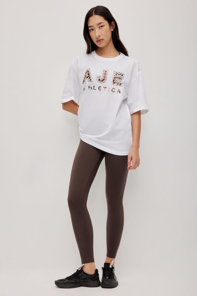 Aje Blurred Leopard Tee 102 - Image 1