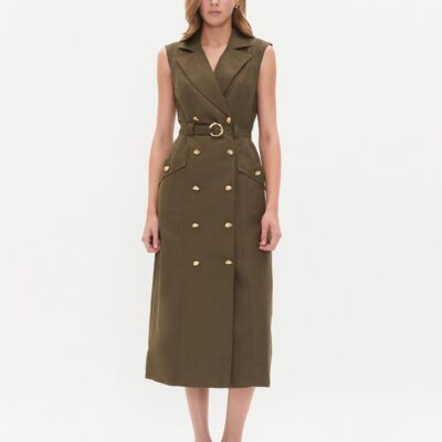 Aje Blake Utility Midi Dress - Image 1