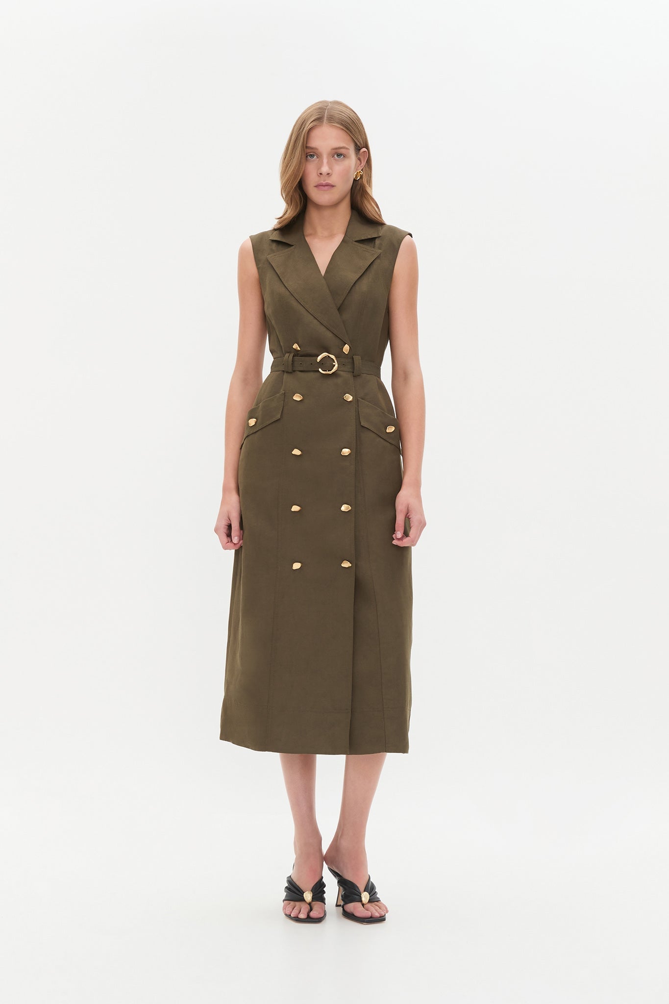 Aje Blake Utility Midi Dress - Image 1
