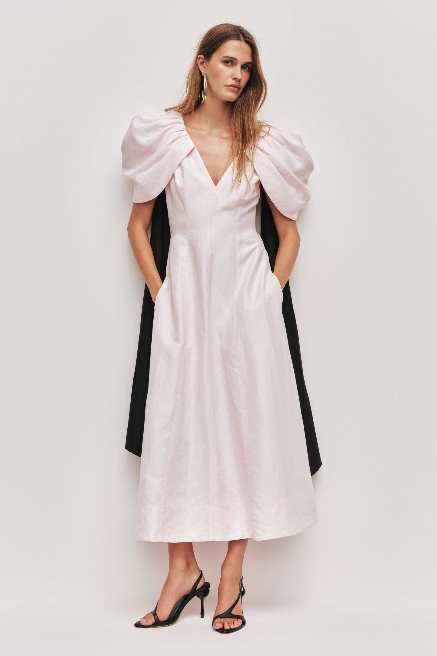 MNAJE270926190251098_3 Aje Bisou Midi Dress - Image 3
