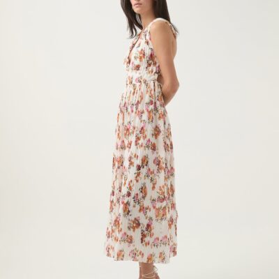 Aje Becoming Bow Back Midi Dress - Image 1