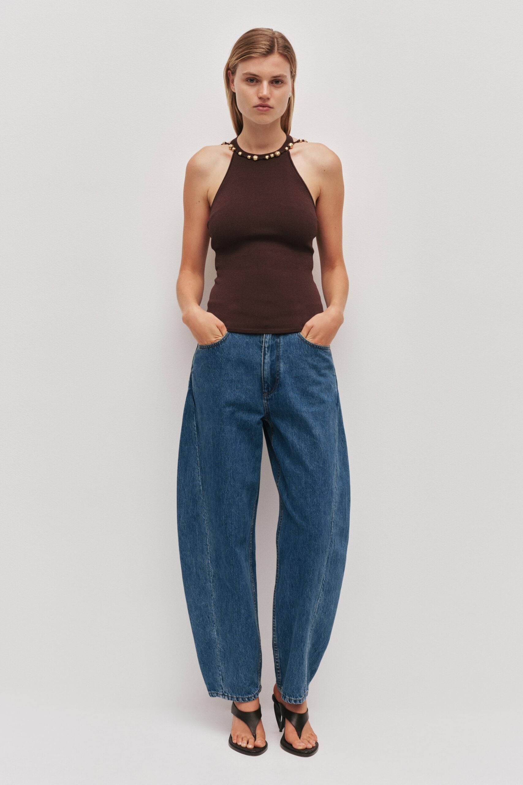 Aje Baroque Knit Tank - Image 1