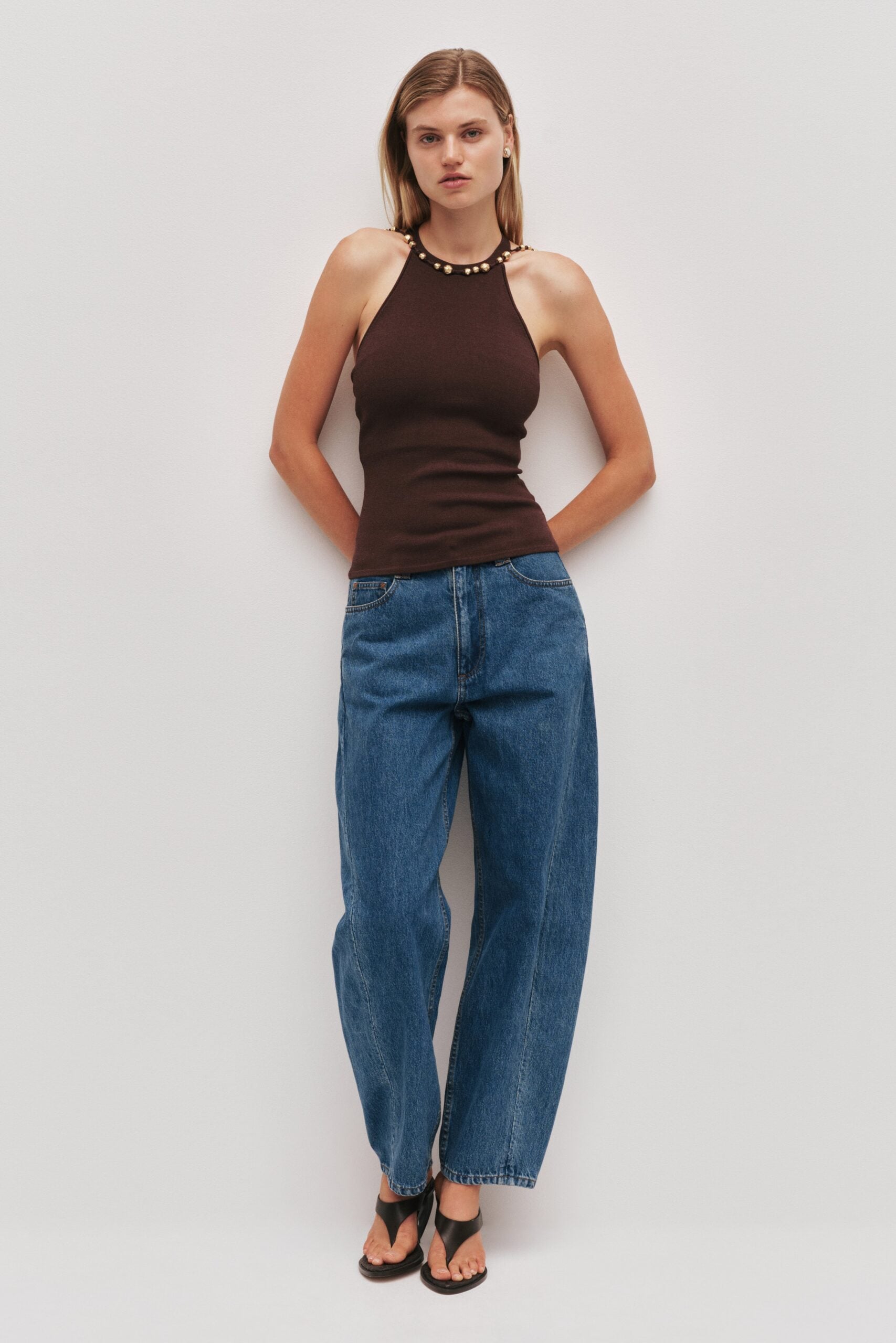 MNAJE270926190251117_3 Aje Baroque Knit Tank - Image 3