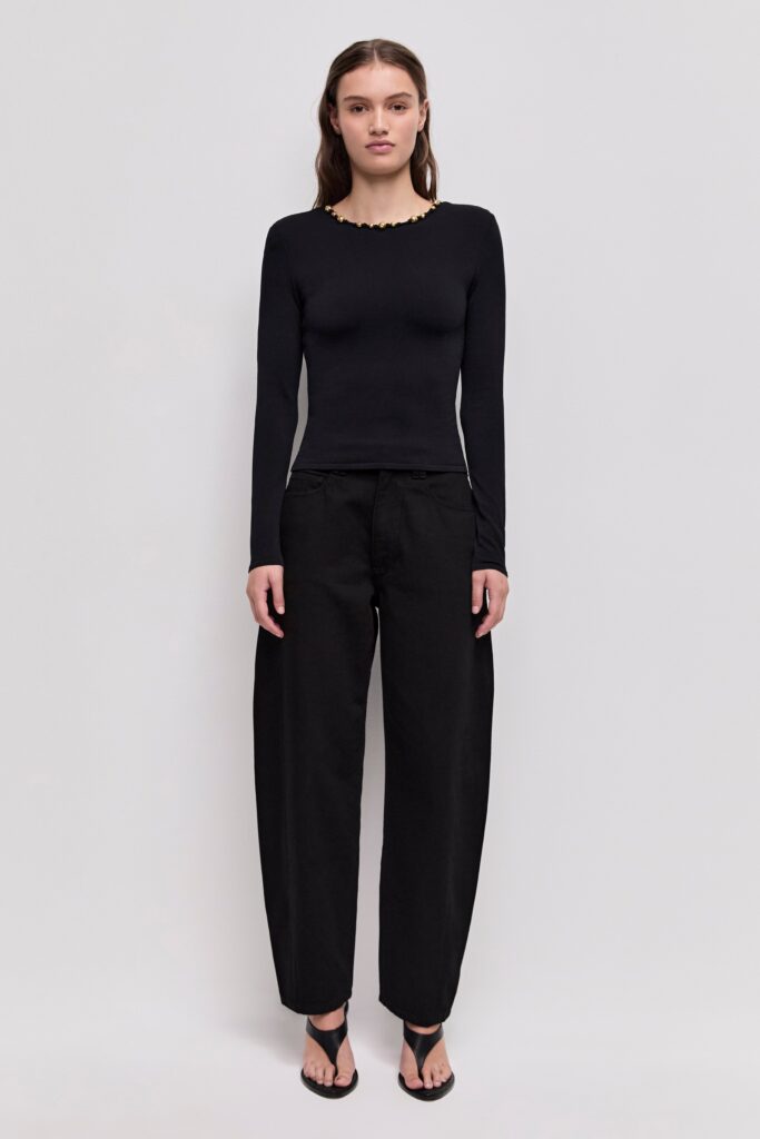Aje Baroque Hardware Knit Top - Image 1