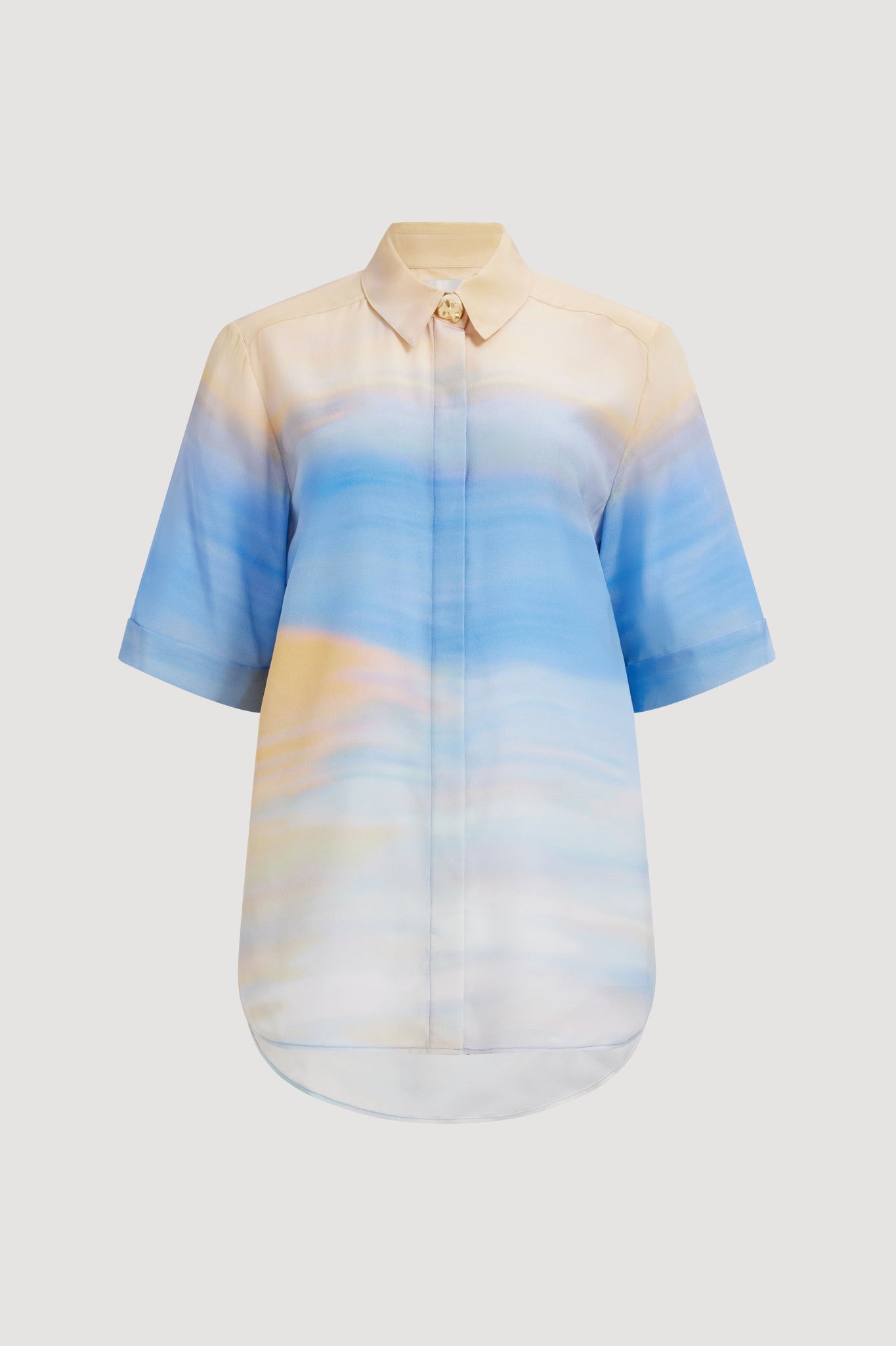 Aje Avalon Short Sleeve Silk Shirt - Image 2