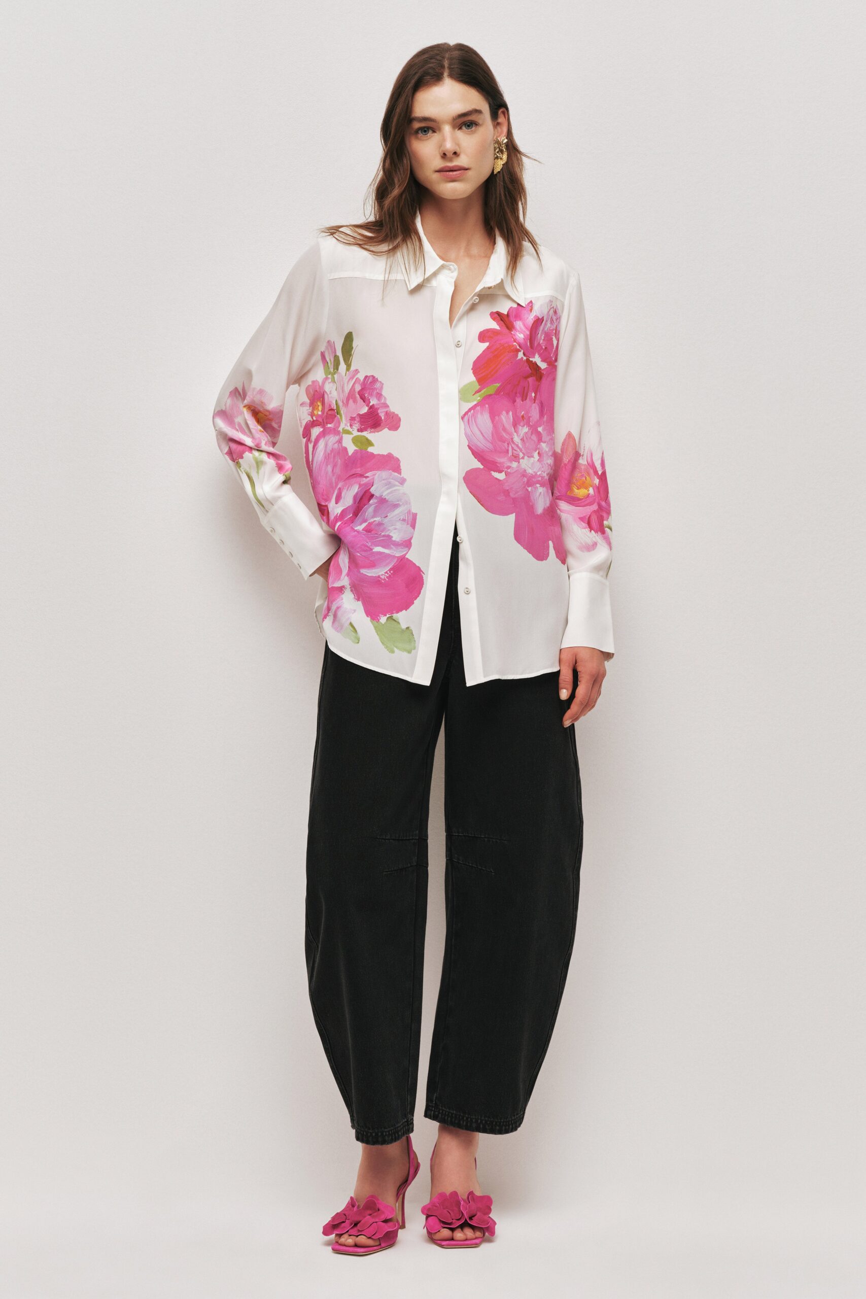 Aje Atomic Silk Shirt - Image 1
