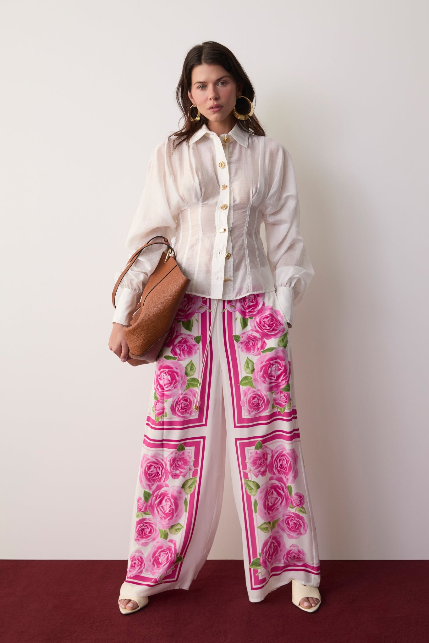Aje Atomic Silk Relaxed Pant - Image 1