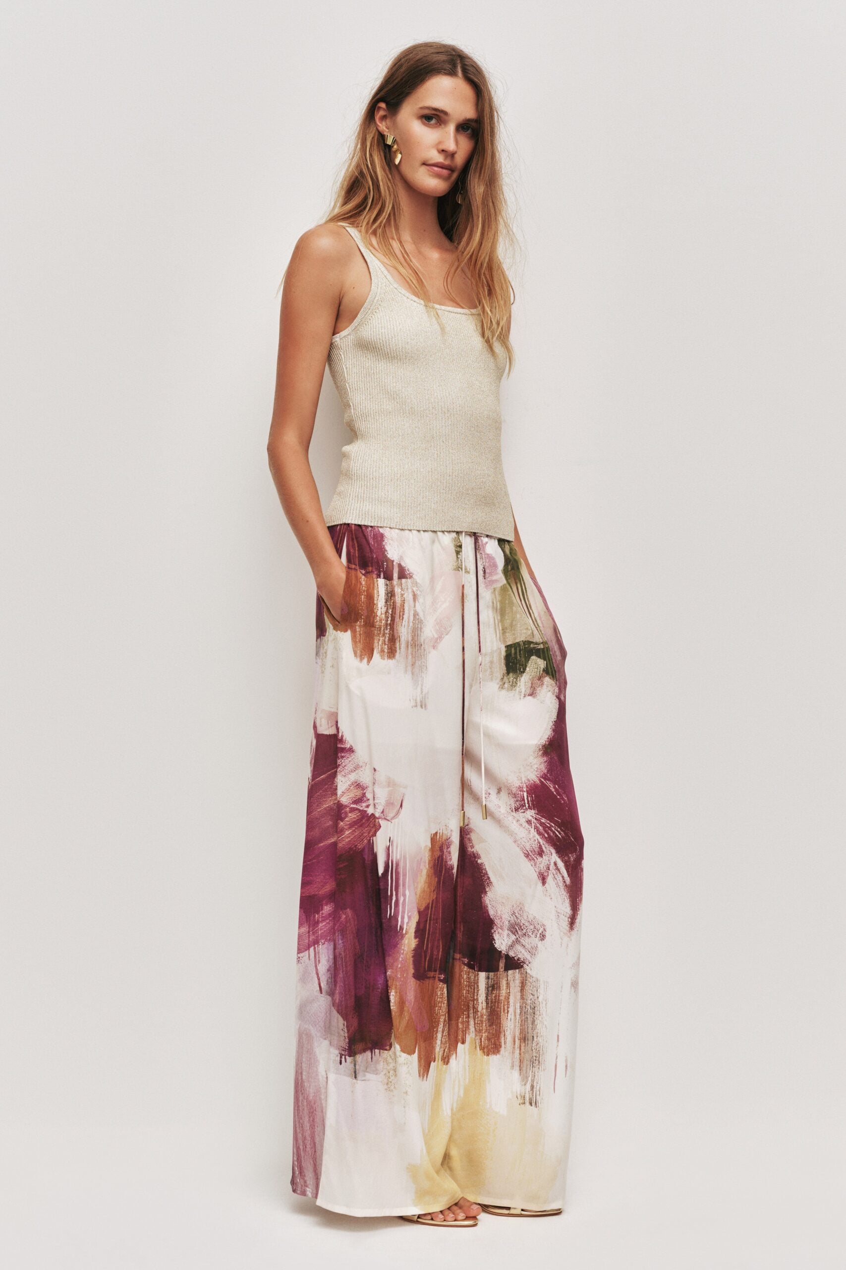Aje Atomic Silk Pant - Image 1