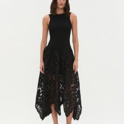 Aje Atlas Knit Midi Dress - Image 1