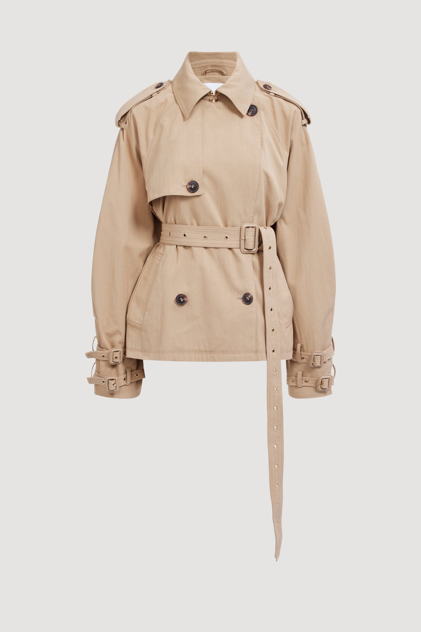 MNAJE270926190251150_2 Aje Aston Cropped Trench - Image 2