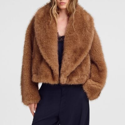 A.L.C. Solange Faux Fur Jacket - Image 1