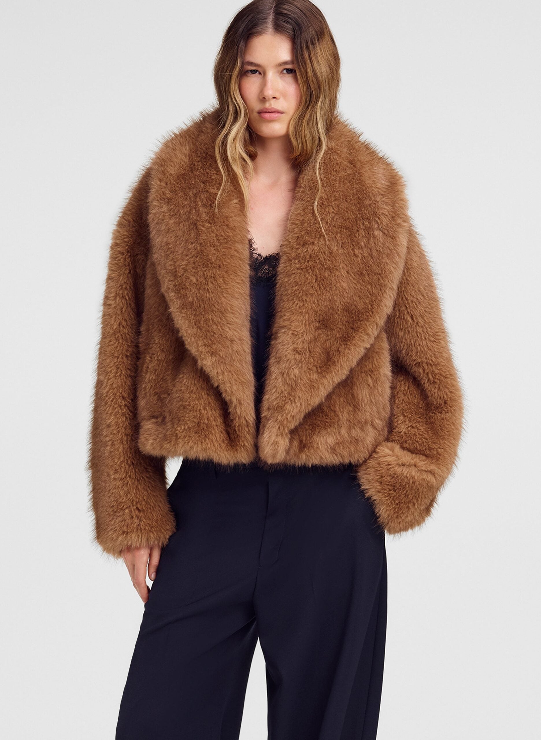 A.L.C. Solange Faux Fur Jacket - Image 1