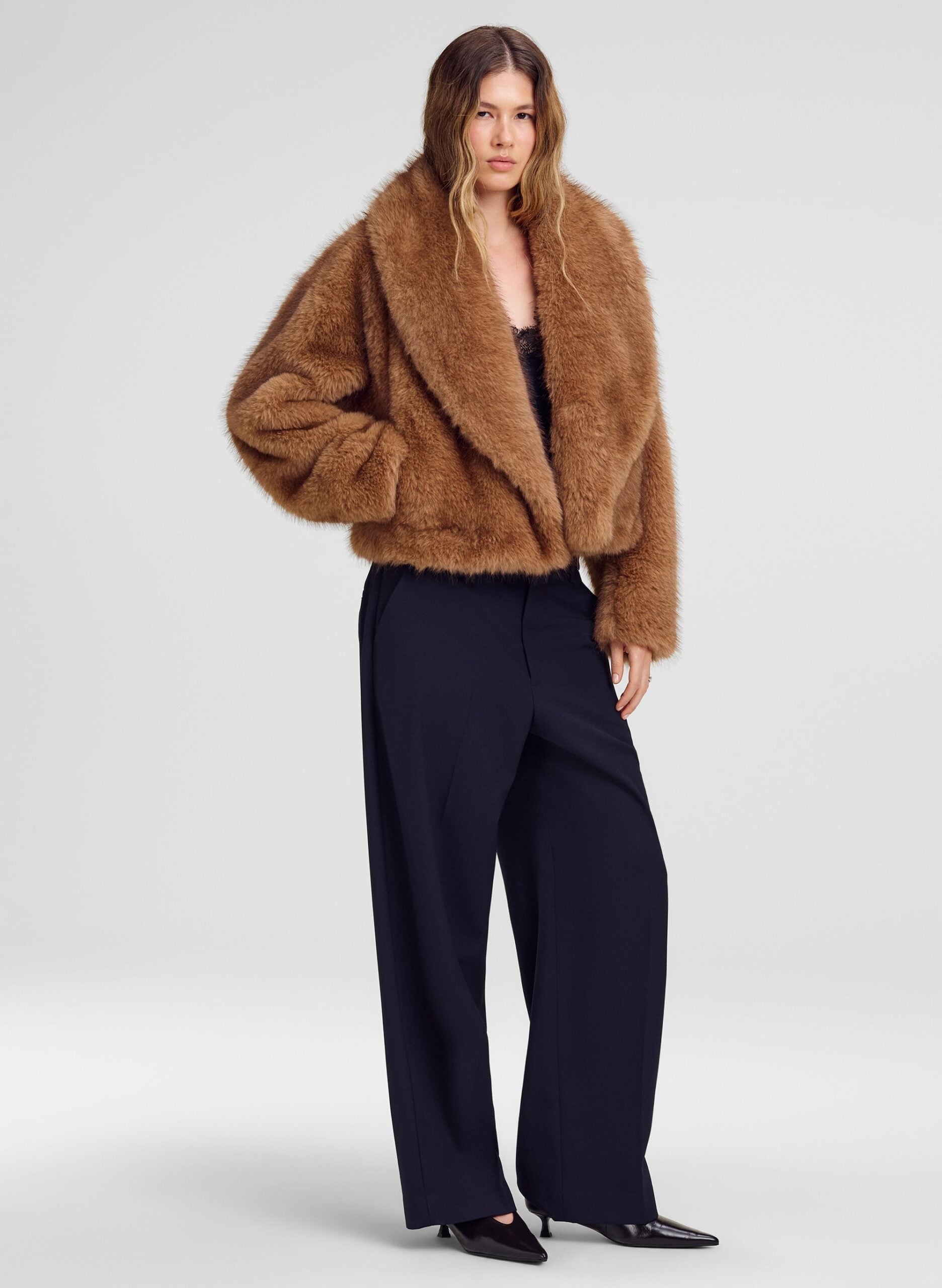 A.L.C. Solange Faux Fur Jacket - Image 3