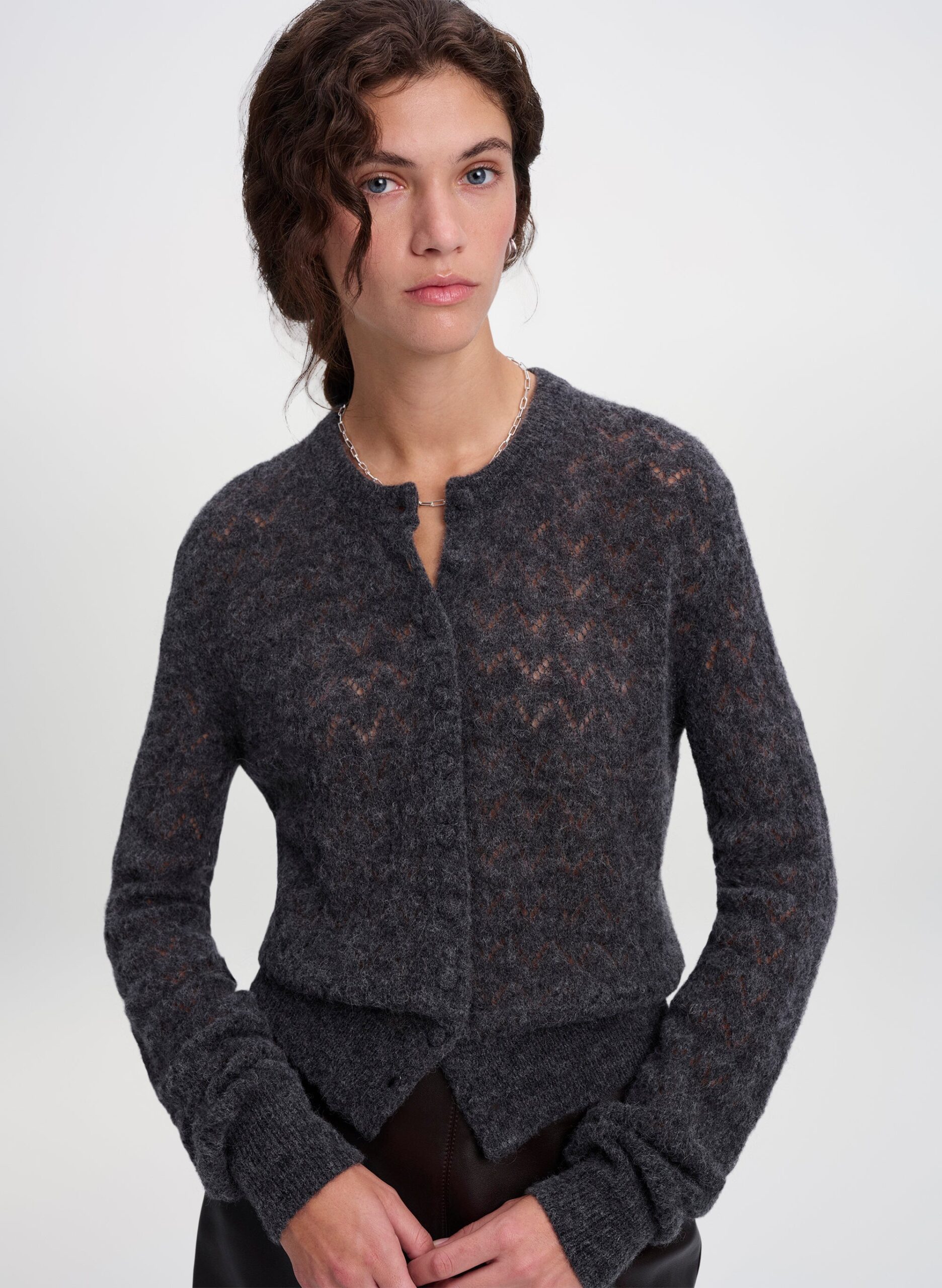 A.L.C. Skyler Brushed Alpaca Cardigan - Image 2