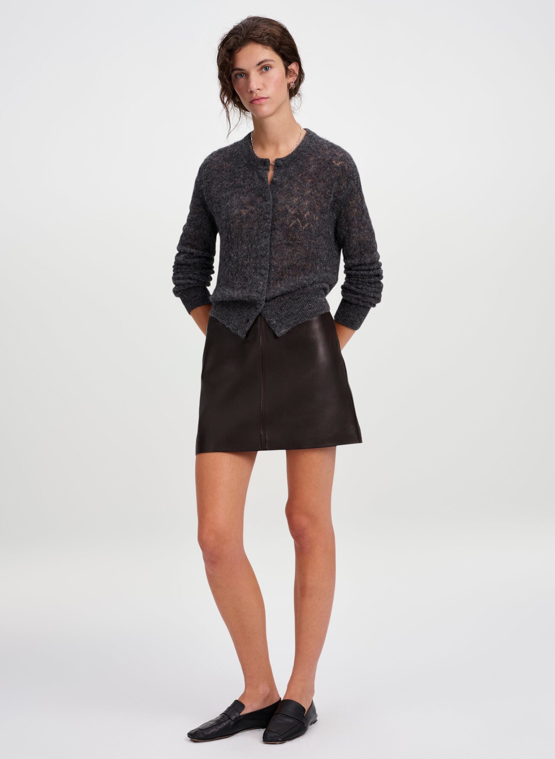 A.L.C. Skyler Brushed Alpaca Cardigan - Image 3