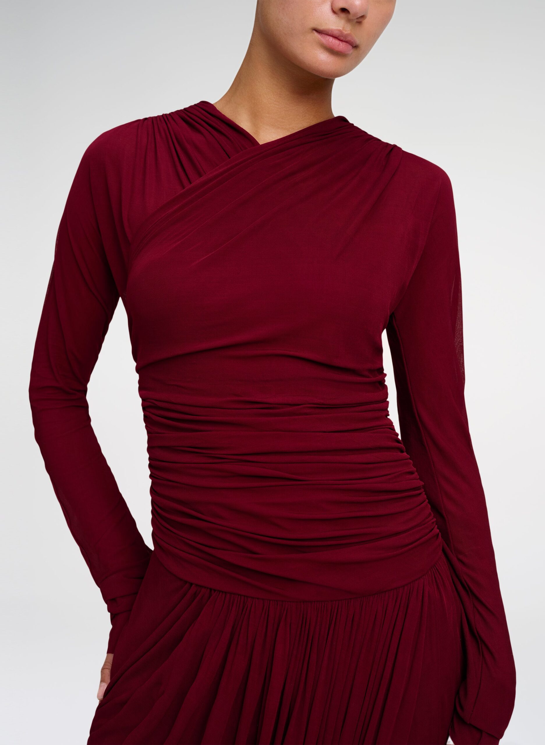 MNALC140926200023013_2 A.L.C. Mailie Jersey Midi Dress - Image 2