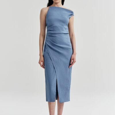 A.L.C. Lyra Linen Midi Dress - Image 2