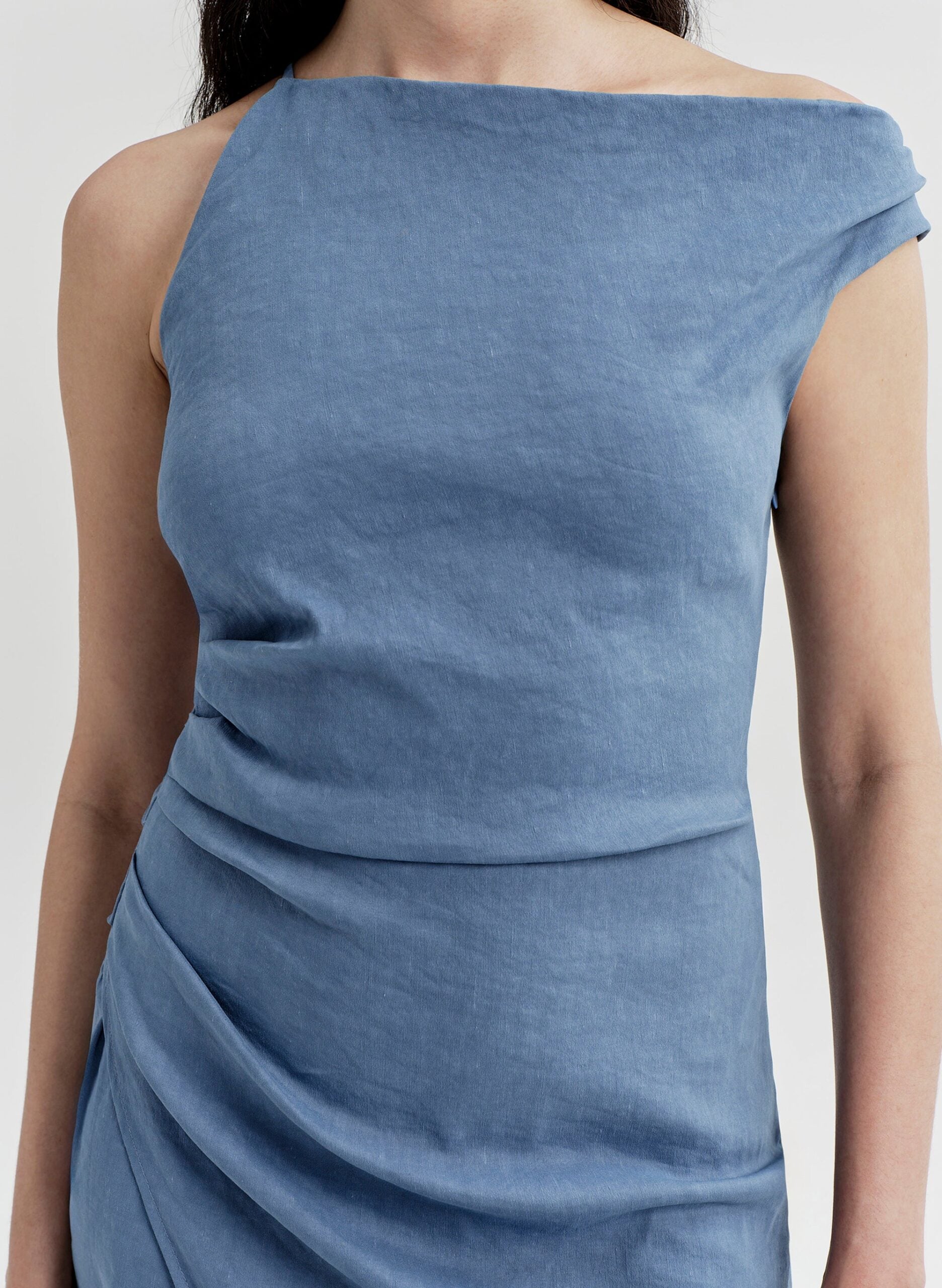 A.L.C. Lyra Linen Midi Dress - Image 3
