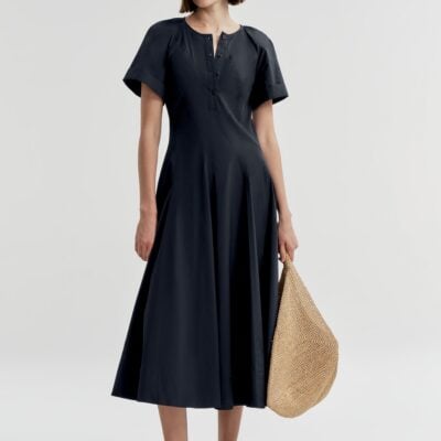 A.L.C. Lucille Cotton Midi Dress - Image 1