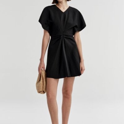 A.L.C. Leni Linen Mini Dress - Image 1