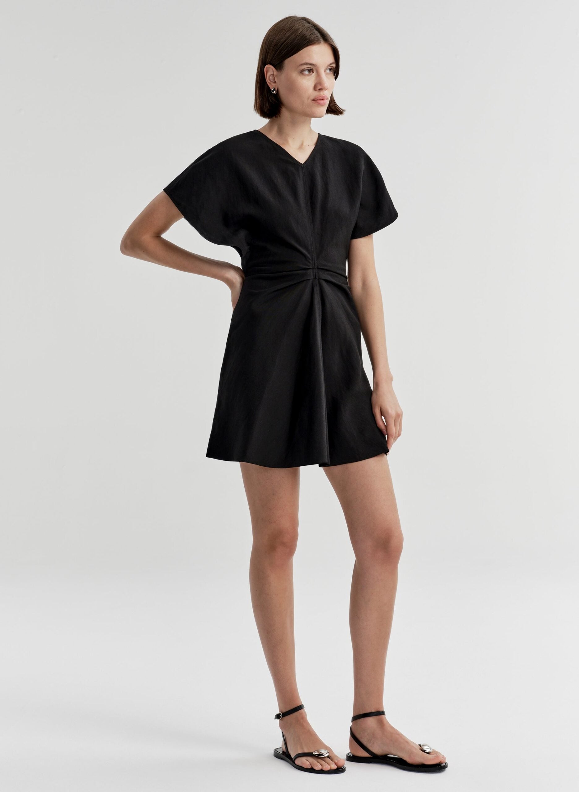 A.L.C. Leni Linen Mini Dress - Image 3