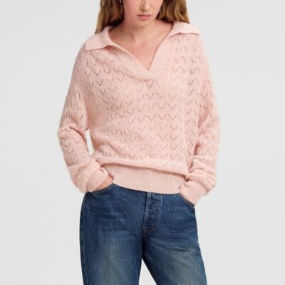 A.L.C. Lauren Brushed Alpaca Sweater - Image 1