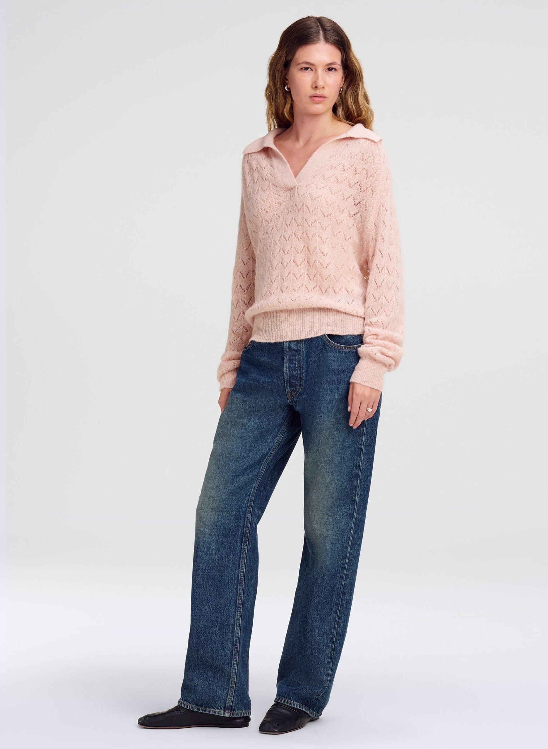 MNALC140926200023033_3 A.L.C. Lauren Brushed Alpaca Sweater - Image 3