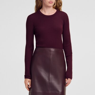 A.L.C. Kyle Ribbed Merino Top - Image 1