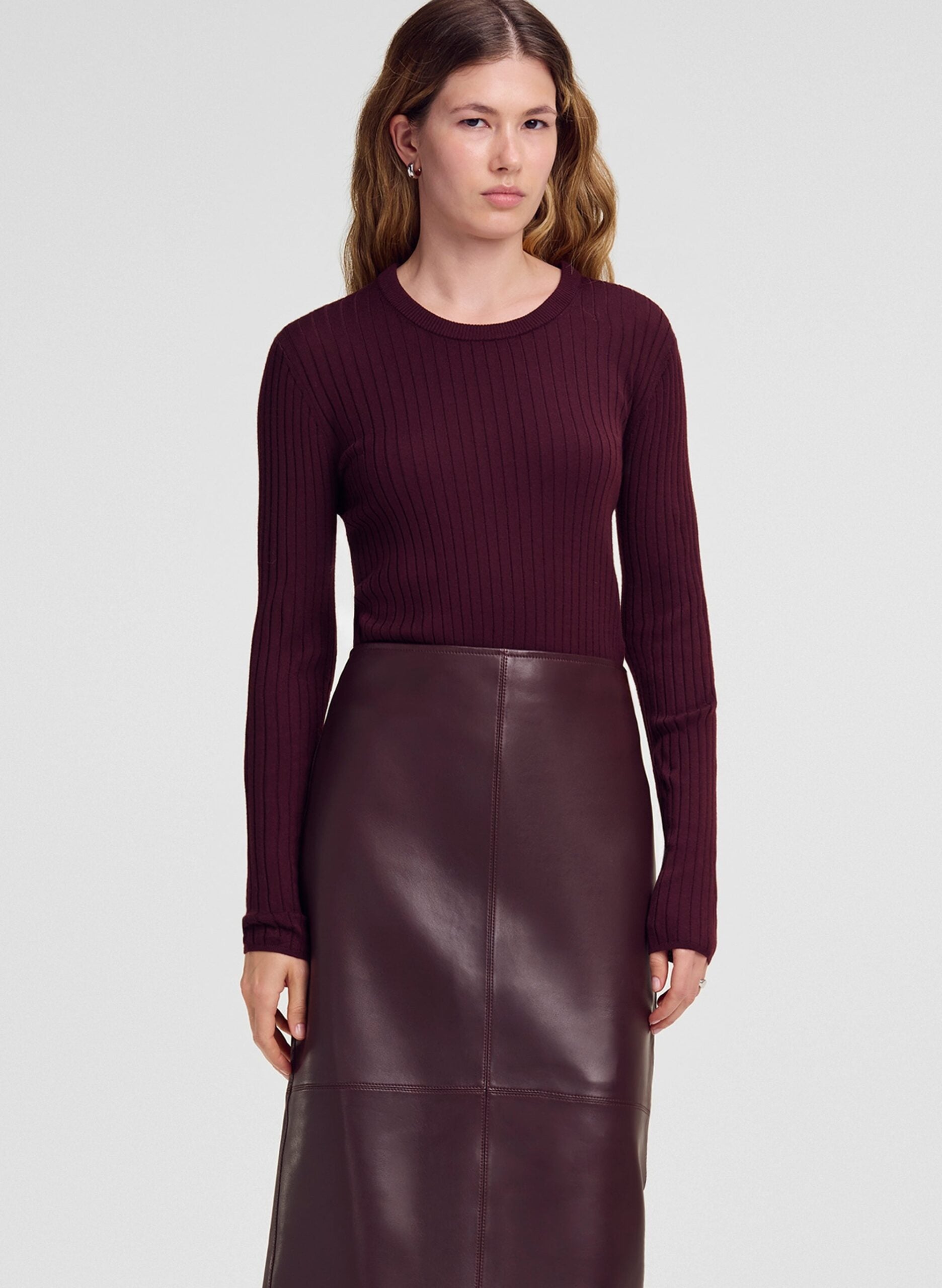 A.L.C. Kyle Ribbed Merino Top - Image 1