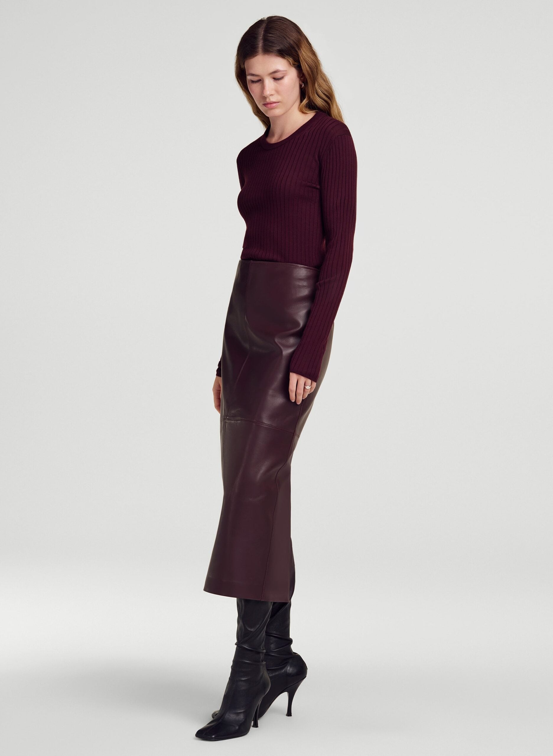 MNALC140926200023034_3 A.L.C. Kyle Ribbed Merino Top - Image 3