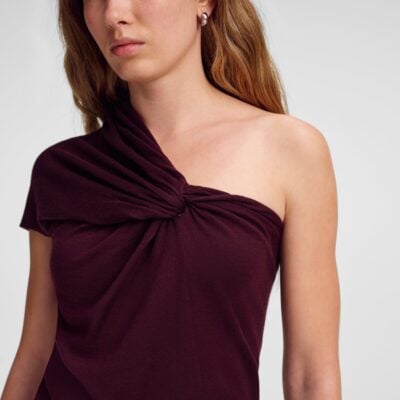 A.L.C. Kaylee Fine Merino One Shoulder Top - Image 2