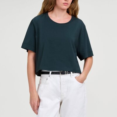 A.L.C. Kali Relaxed Crop Tee - Image 1