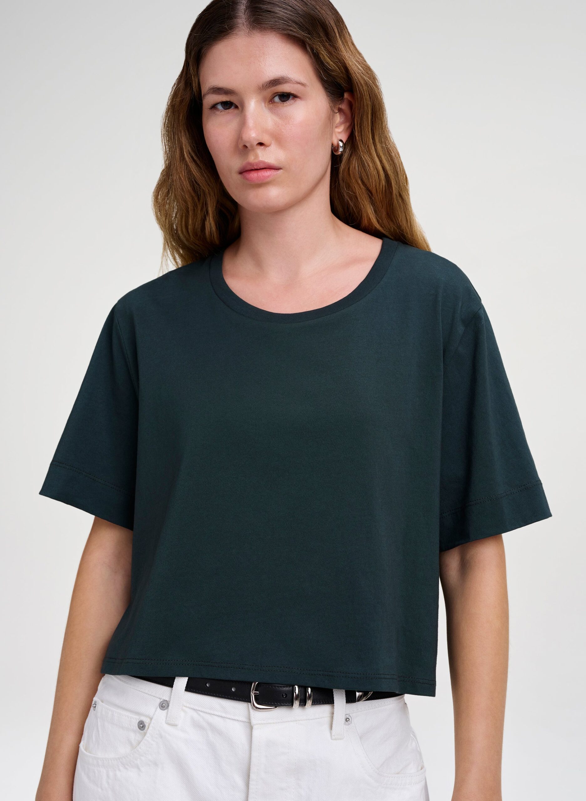 MNALC140926200023041_2 A.L.C. Kali Relaxed Crop Tee - Image 2