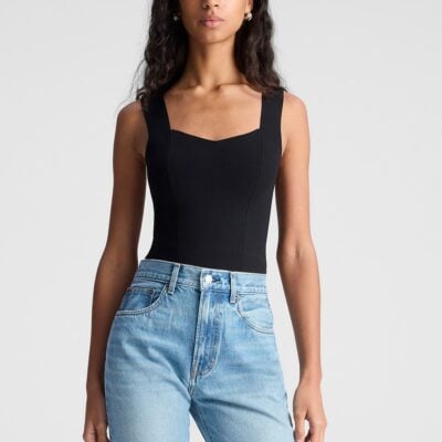 A.L.C. Jordana Compact Knit Top - Image 1