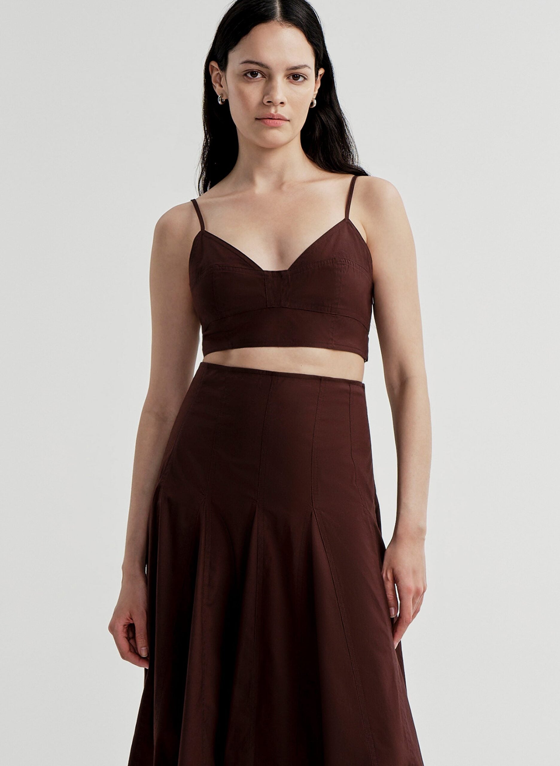 A.L.C. Joan Stretch Cotton Bra Top - Image 1