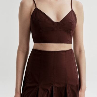 A.L.C. Joan Stretch Cotton Bra Top - Image 2