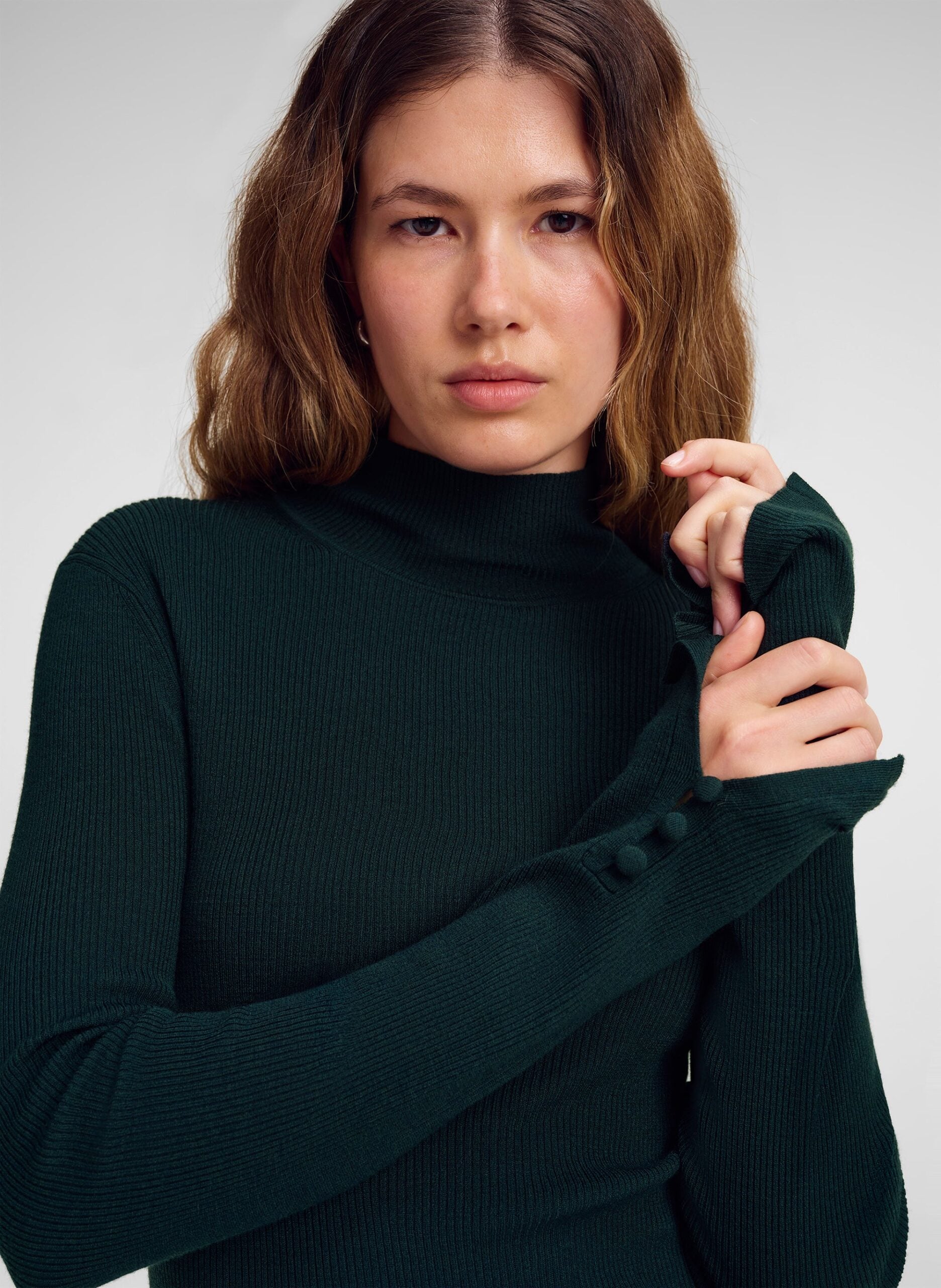 MNALC140926200023046_2 A.L.C. Jett Knit Merino Turtleneck Top - Image 2