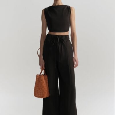 A.L.C. James Cotton Drawstring Pant - Image 1